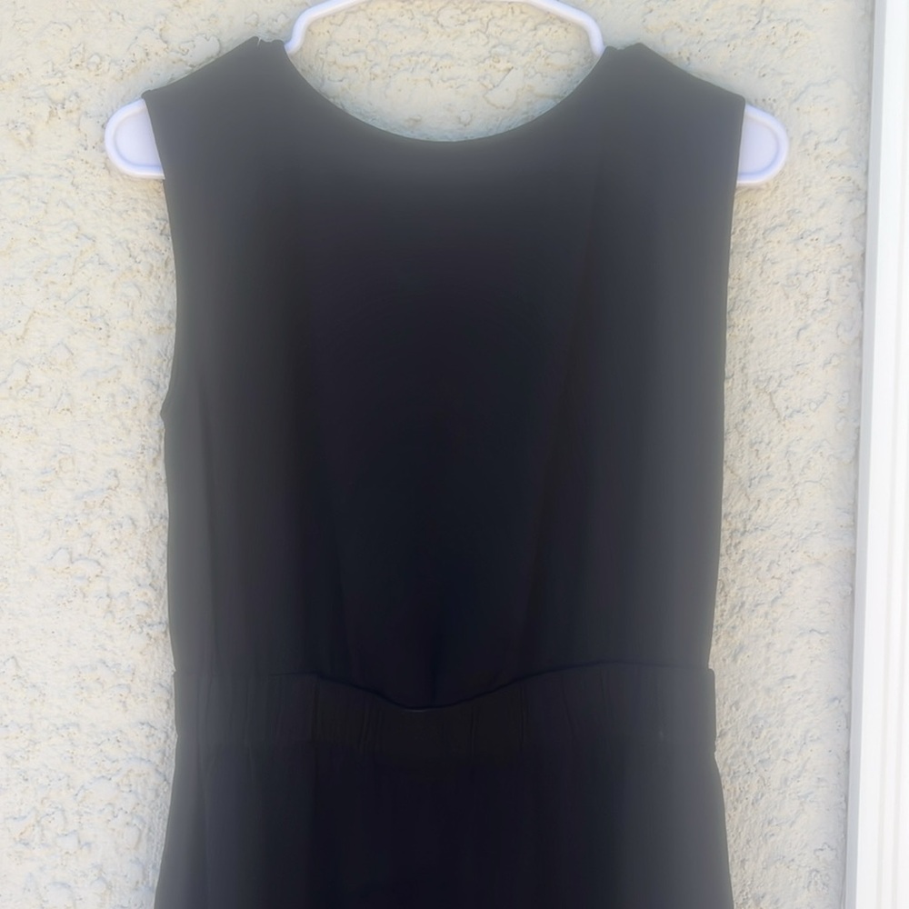 Theory Sleeveless Elastic Waist Black Dress Women's Size S - Picture 5 of 7
